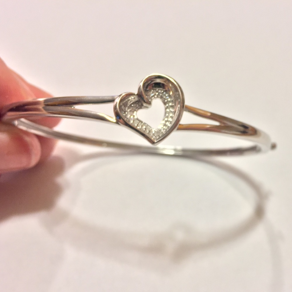 Diamond Heart Bracelet